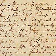 altdeutsche Schrift 1782 übertragen